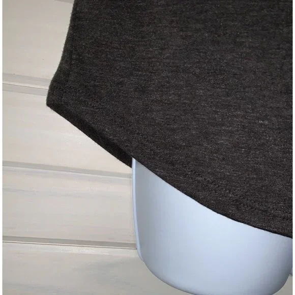 NWT Maurices Sz XS Be Kind Or Be Quiet Graphic Tee Gray Heather S/S - Picture 5 of 10